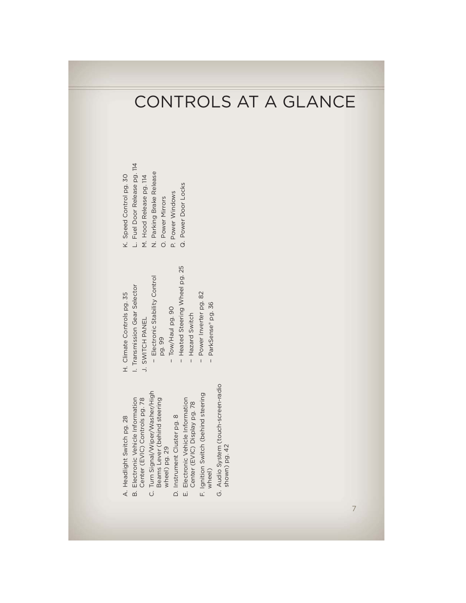 Controls at a glance | Jeep 2012 Grand Cherokee SRT - User Guide User Manual | Page 9 / 148