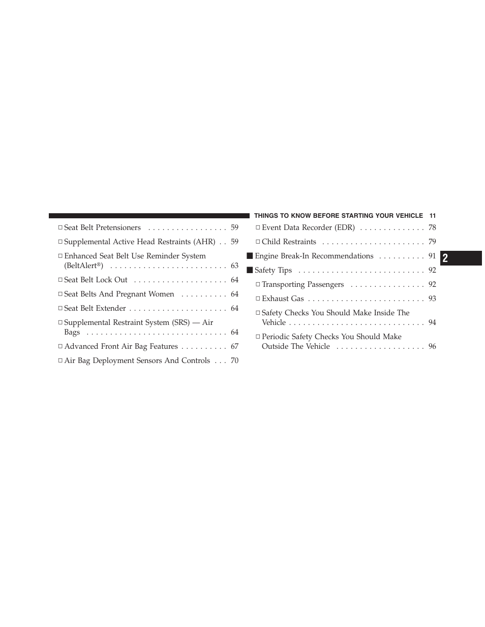 Jeep 2012 Grand Cherokee SRT - Owner Manual User Manual | Page 13 / 612