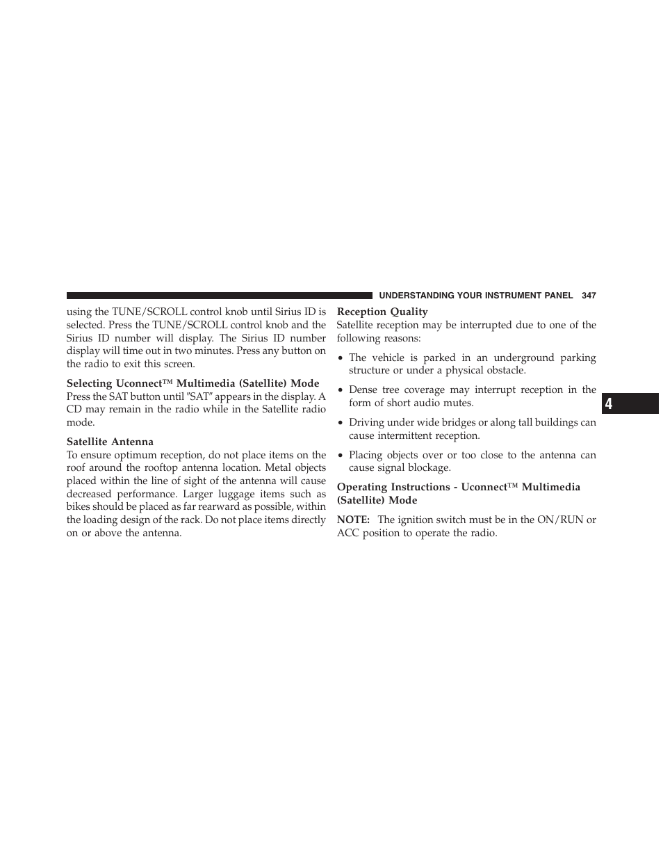 Jeep 2012 Grand Cherokee SRT - Owner Manual User Manual | Page 349 / 612
