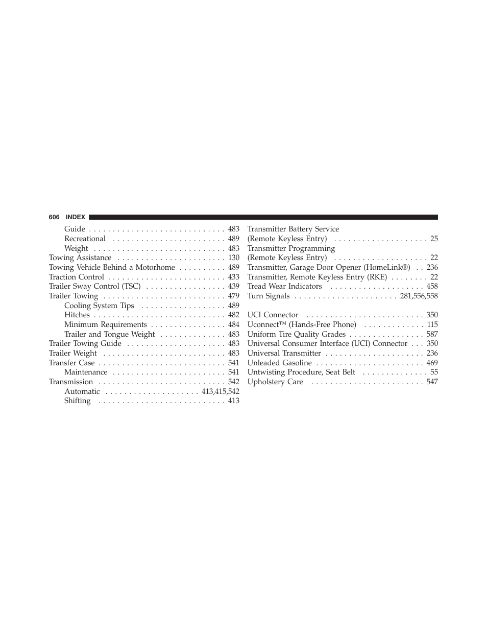 Jeep 2012 Grand Cherokee SRT - Owner Manual User Manual | Page 608 / 612
