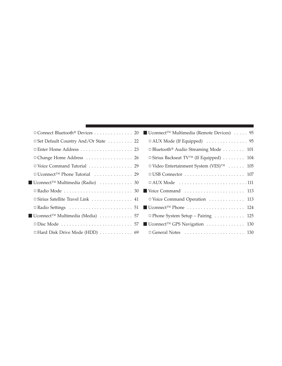 Ram Trucks MEDIA CENTER 730N for Chrysler User Manual | Page 13 / 216