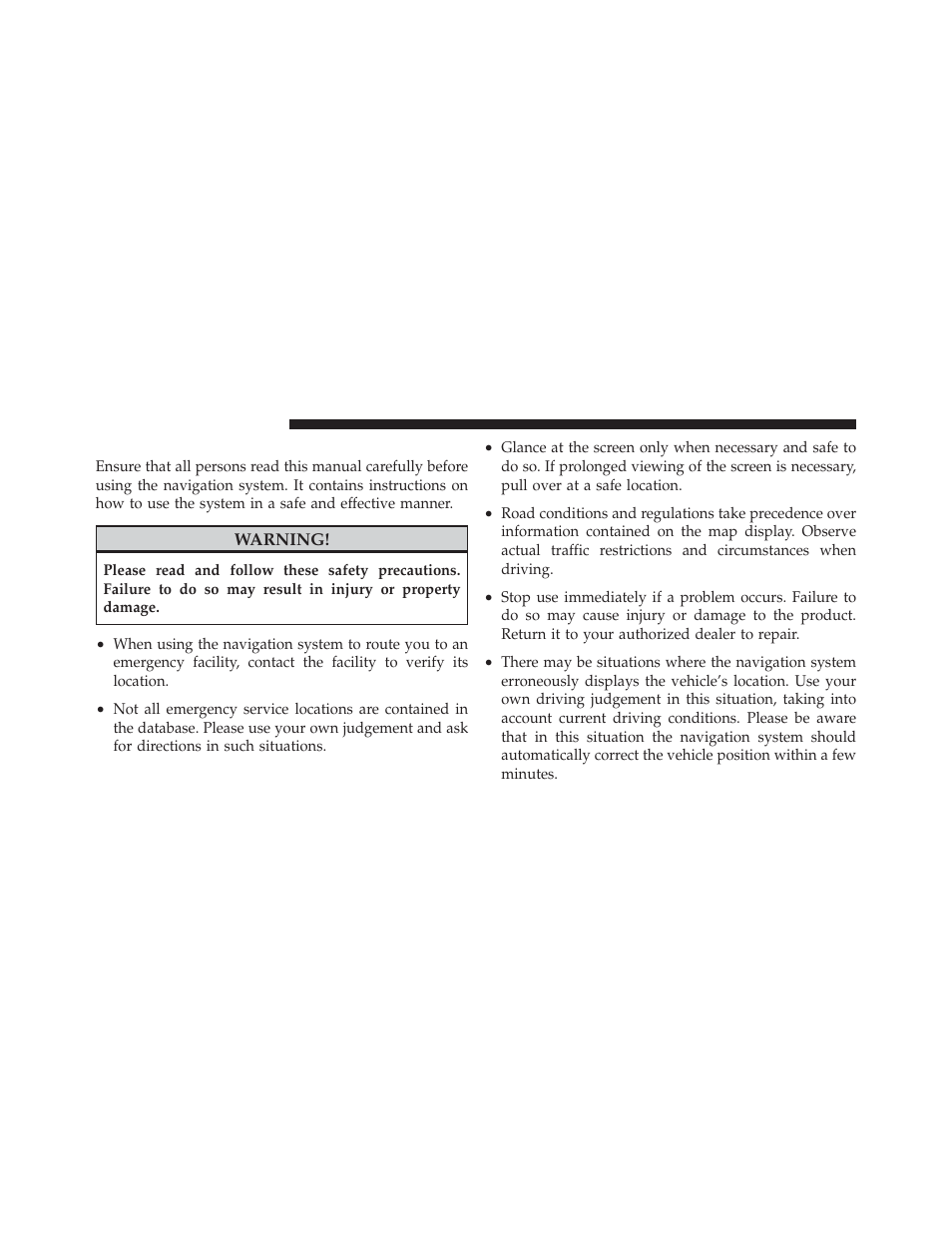 Safety guidelines | Ram Trucks MEDIA CENTER 730N for Chrysler User Manual | Page 15 / 216