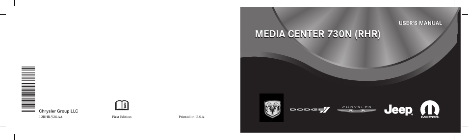 Media center 730n (rhr) | Ram Trucks MEDIA CENTER 730N for Chrysler User Manual | Page 216 / 216