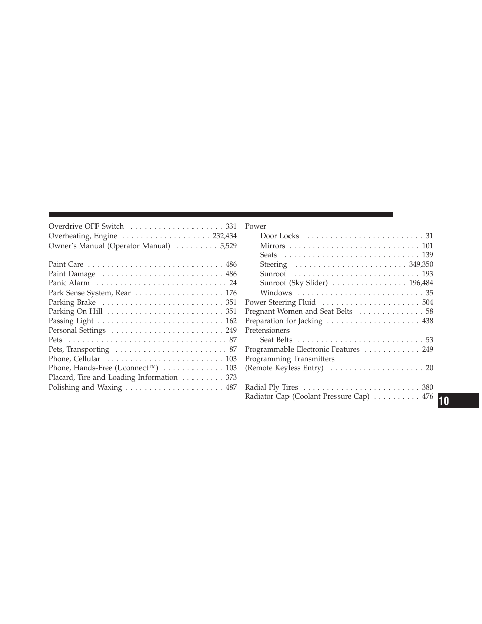 Jeep 2012 Liberty - Owner Manual User Manual | Page 549 / 558