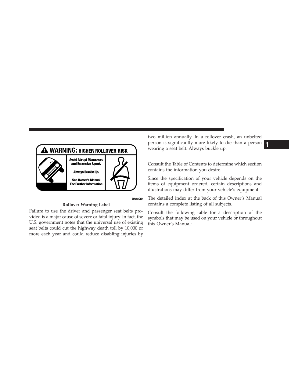 How to use this manual | Jeep 2012 Liberty - Owner Manual User Manual | Page 7 / 558