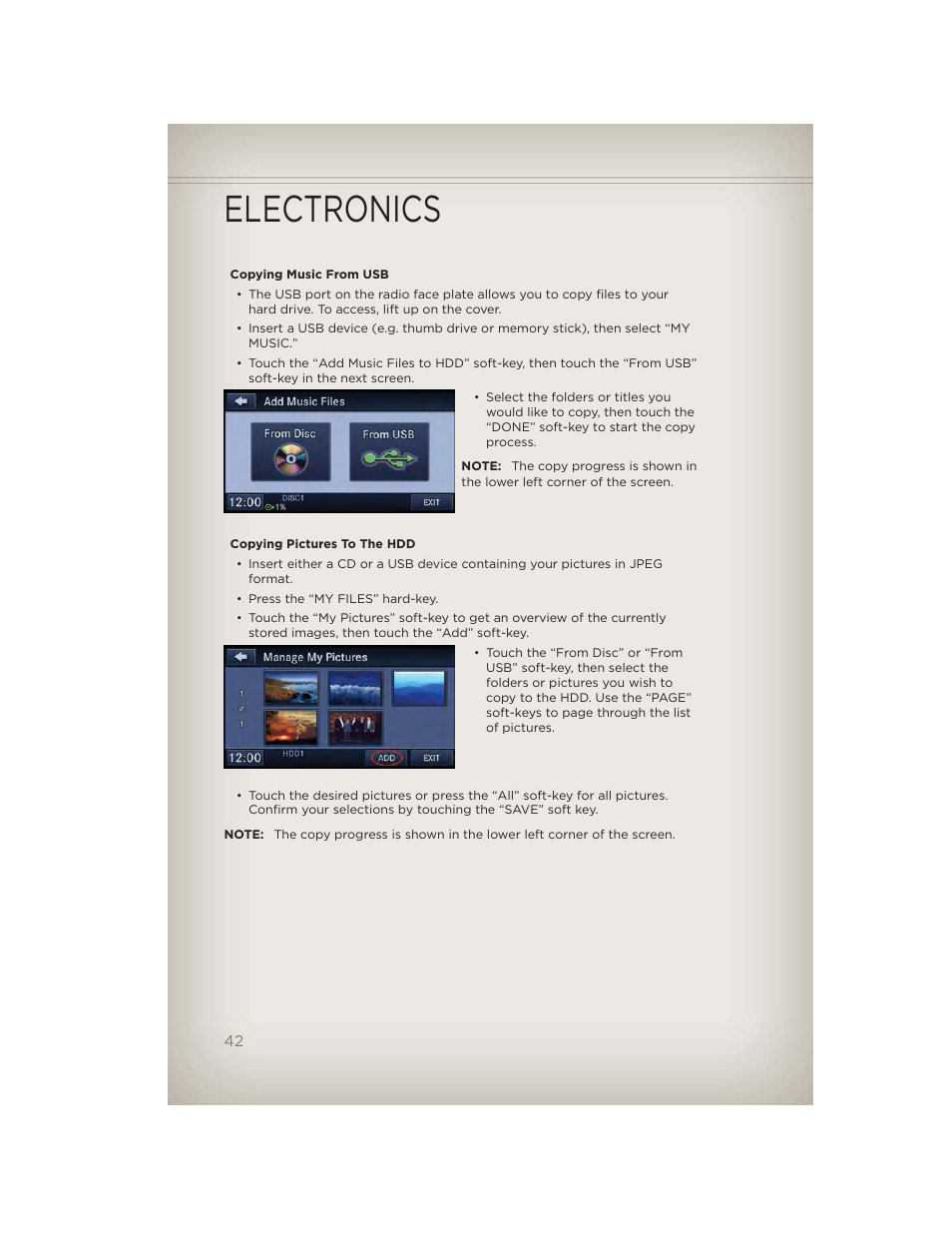 Electronics | Jeep 2012 Liberty - User Guide User Manual | Page 44 / 124