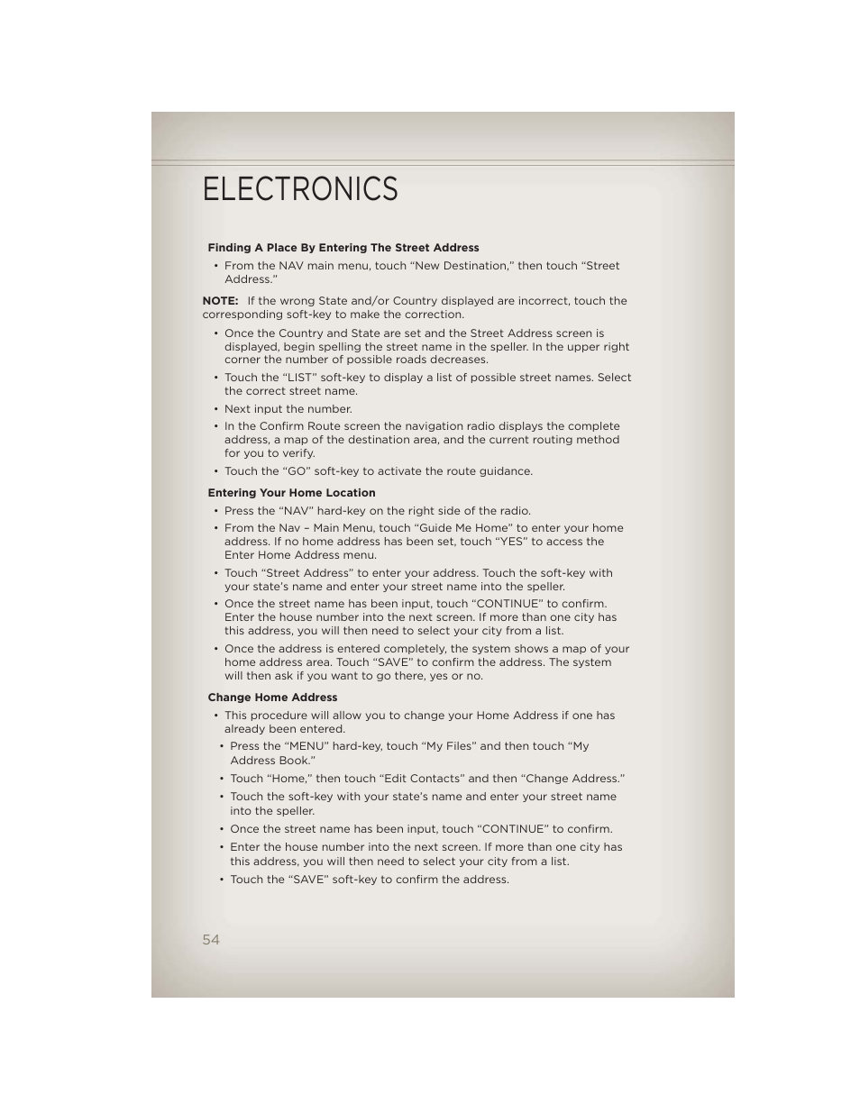 Electronics | Jeep 2012 Liberty - User Guide User Manual | Page 56 / 124