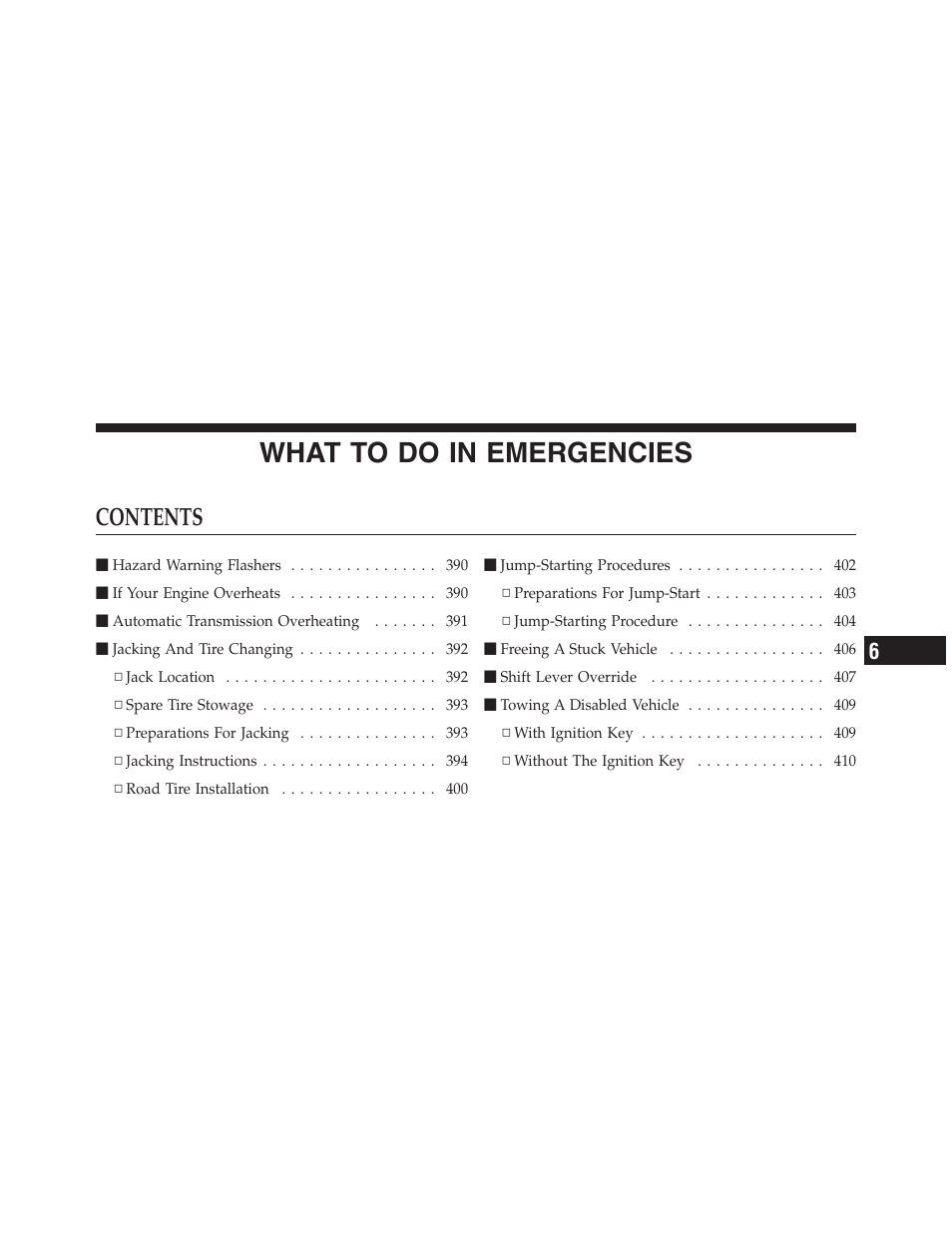 Jeep 2012 Patriot - Owner Manual User Manual | Page 391 / 505