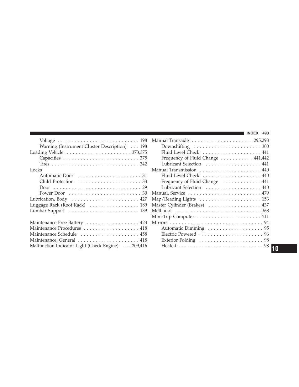 Jeep 2012 Patriot - Owner Manual User Manual | Page 495 / 505