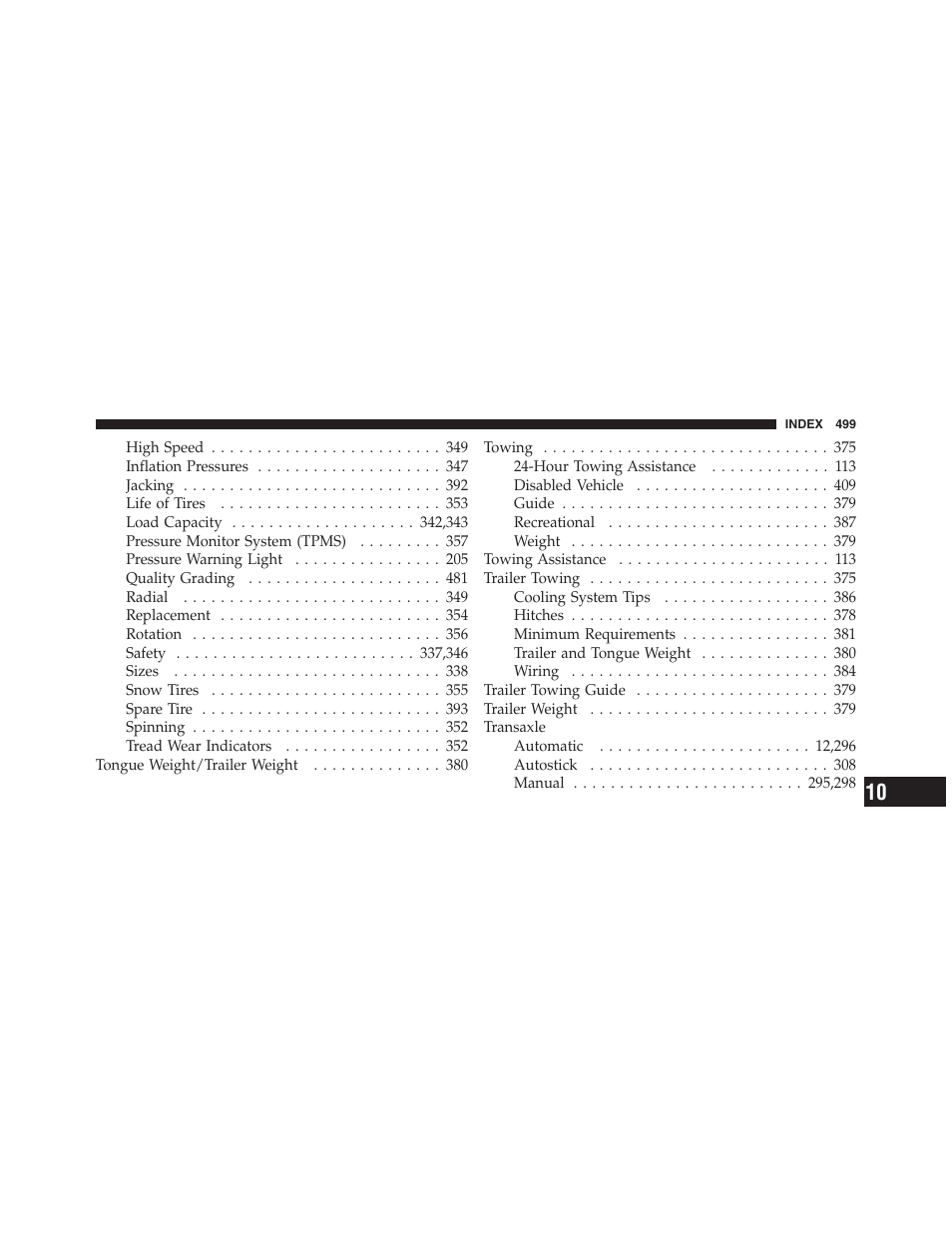 Jeep 2012 Patriot - Owner Manual User Manual | Page 501 / 505