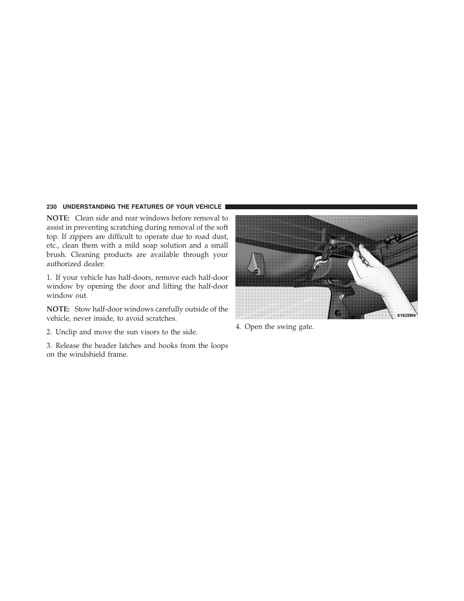 Jeep 2012 Wrangler Unlimited - Owner Manual User Manual | Page 232 / 613