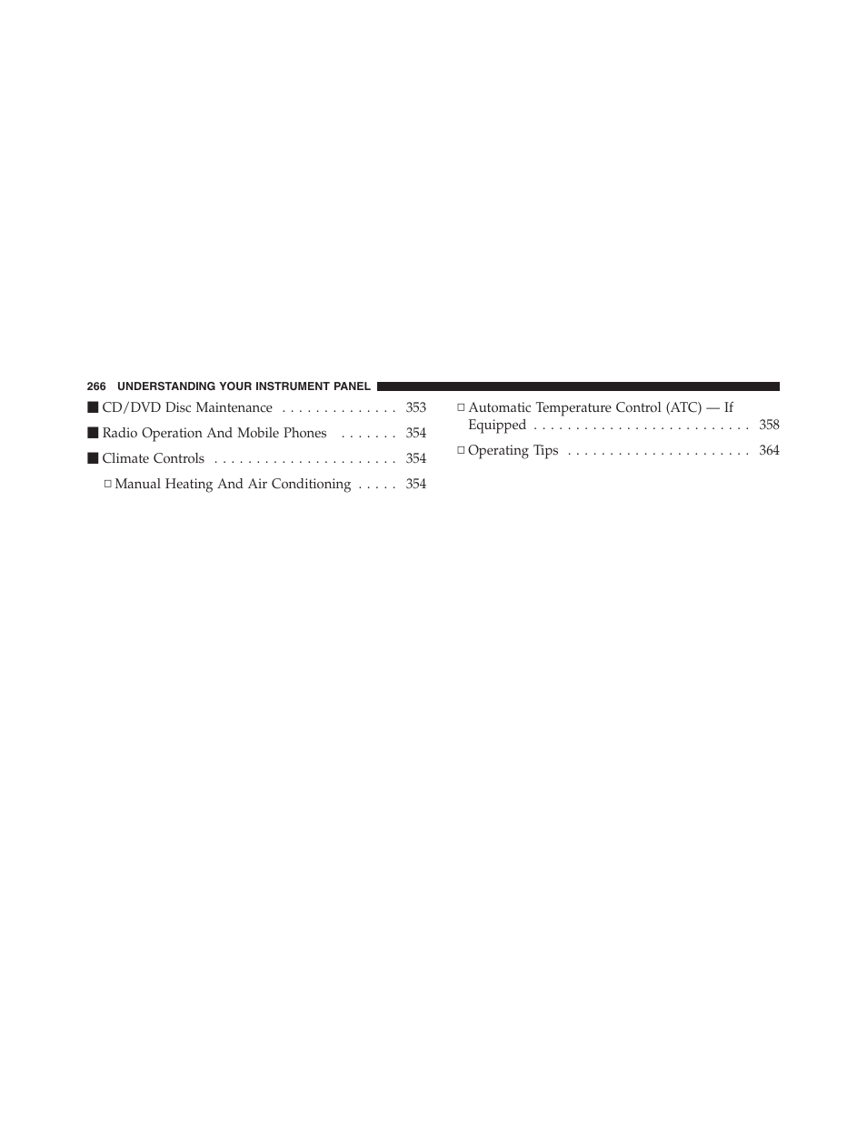 Jeep 2012 Wrangler Unlimited - Owner Manual User Manual | Page 268 / 613