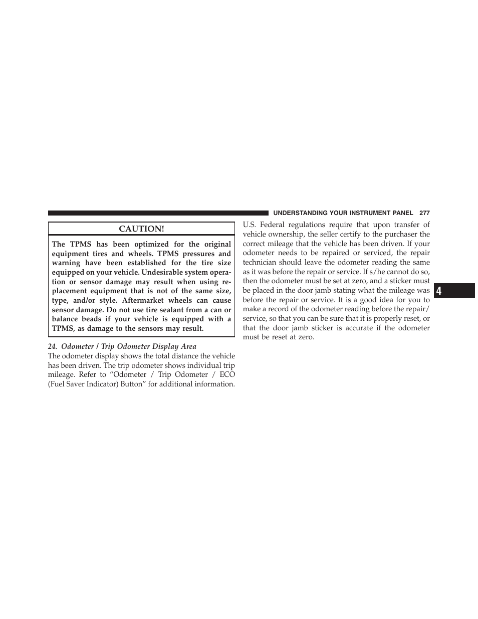 Jeep 2012 Wrangler Unlimited - Owner Manual User Manual | Page 279 / 613