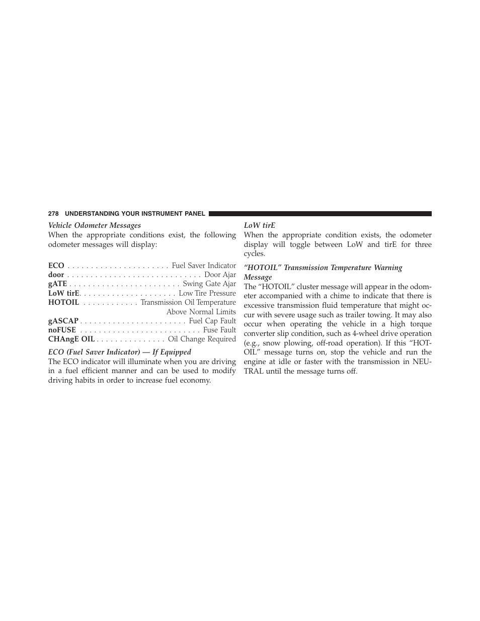 Jeep 2012 Wrangler Unlimited - Owner Manual User Manual | Page 280 / 613