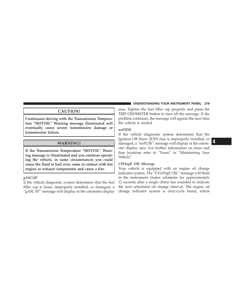 Jeep 2012 Wrangler Unlimited - Owner Manual User Manual | Page 281 / 613