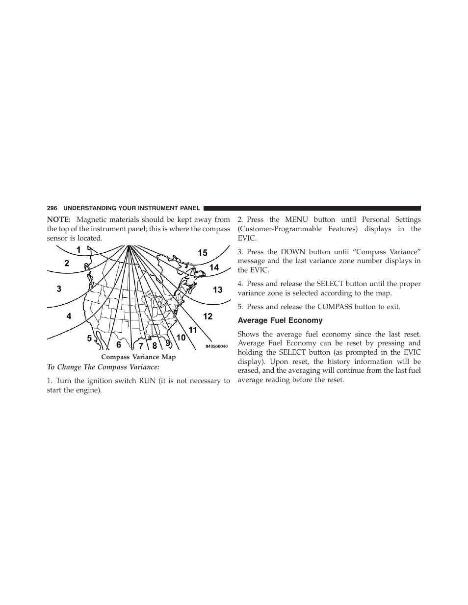 Average fuel economy | Jeep 2012 Wrangler Unlimited - Owner Manual User Manual | Page 298 / 613