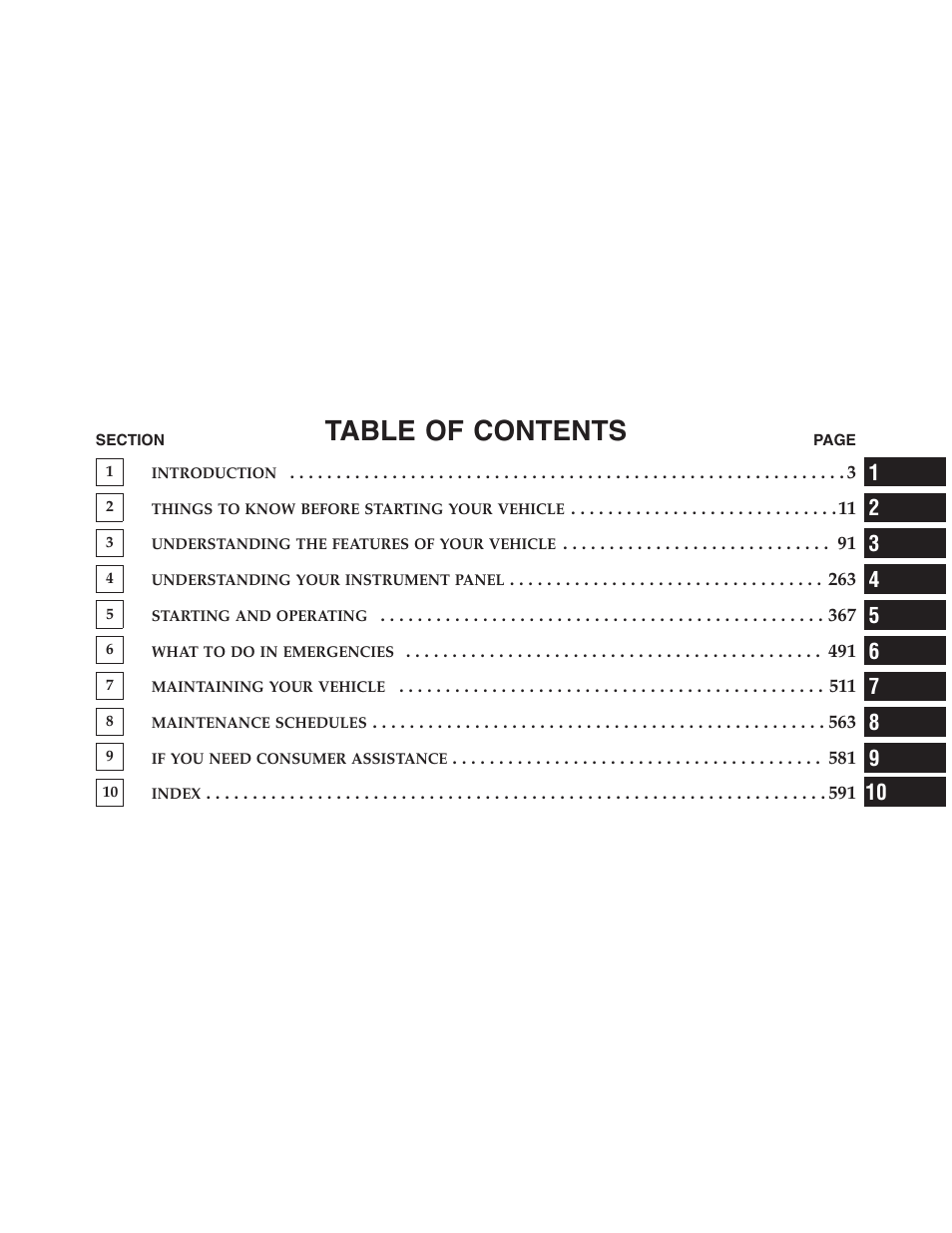 Jeep 2012 Wrangler Unlimited - Owner Manual User Manual | Page 3 / 613