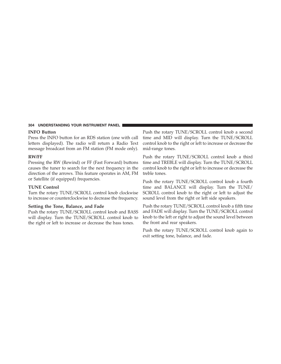 Jeep 2012 Wrangler Unlimited - Owner Manual User Manual | Page 306 / 613