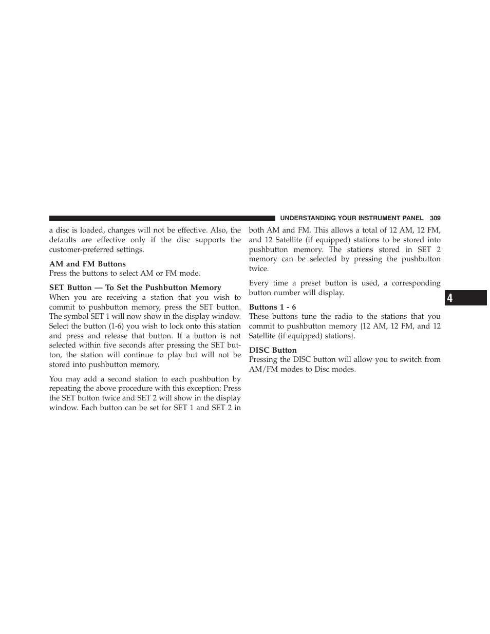 Jeep 2012 Wrangler Unlimited - Owner Manual User Manual | Page 311 / 613
