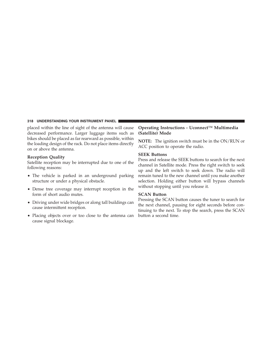 Jeep 2012 Wrangler Unlimited - Owner Manual User Manual | Page 320 / 613