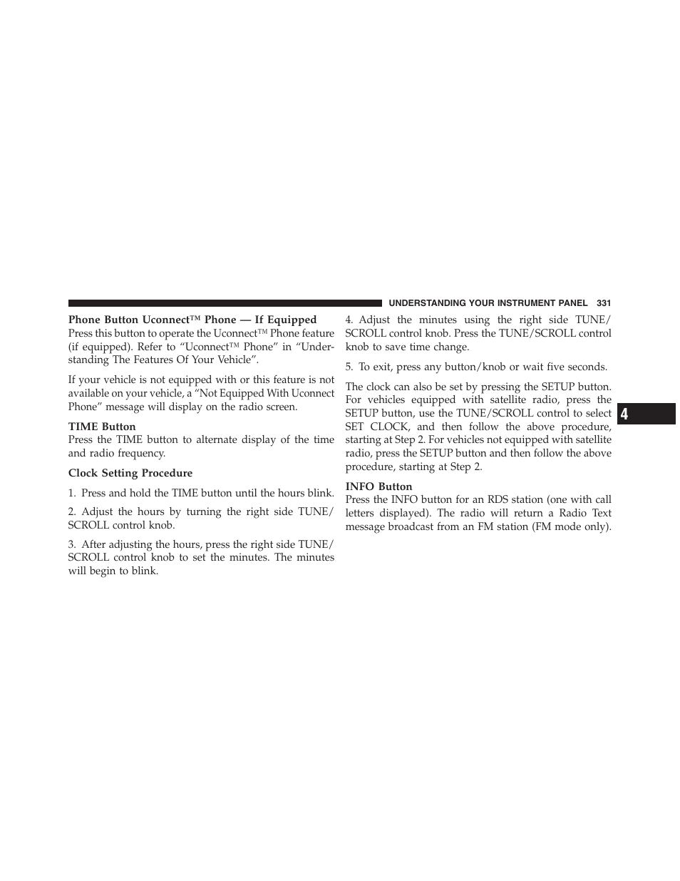 Jeep 2012 Wrangler Unlimited - Owner Manual User Manual | Page 333 / 613