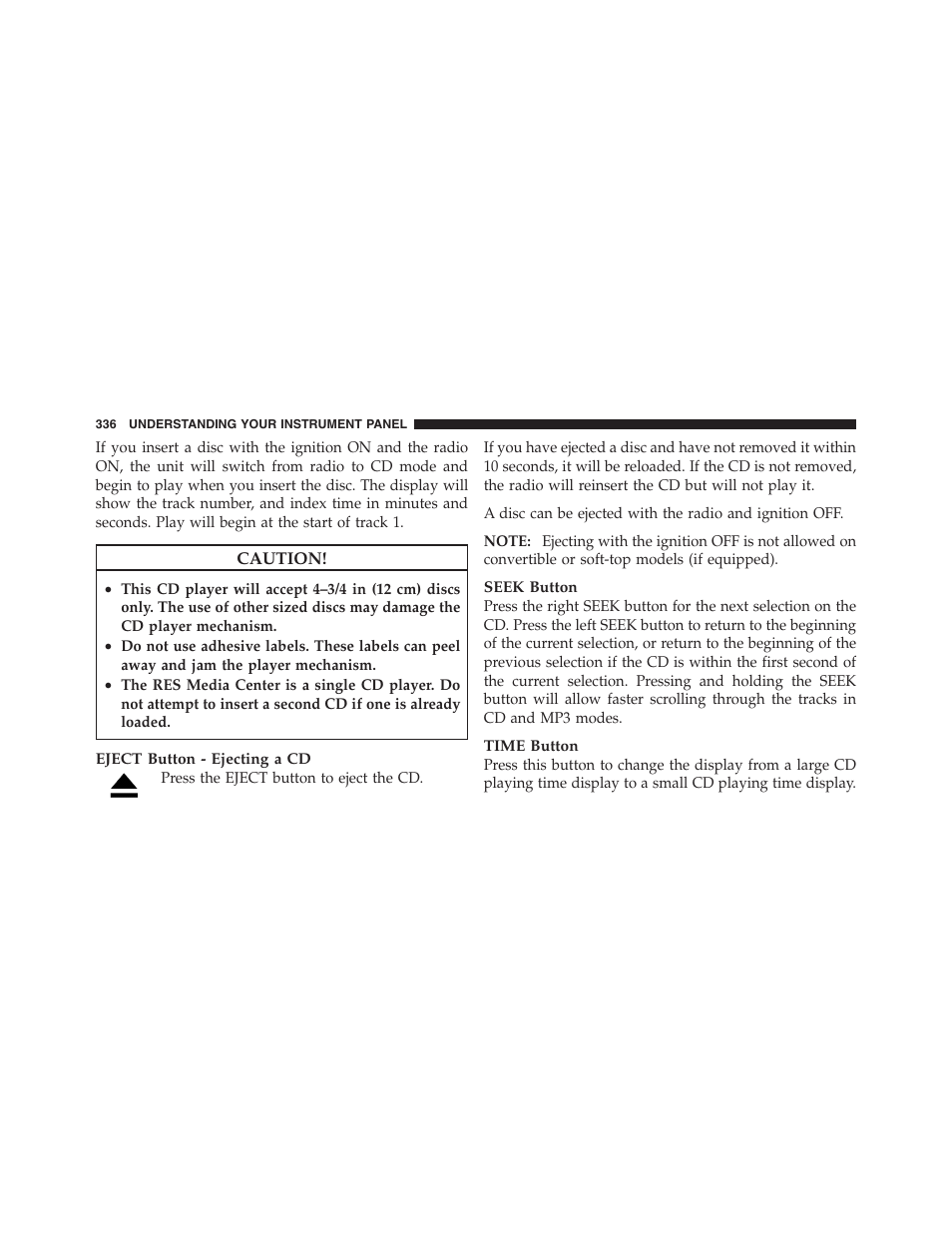 Jeep 2012 Wrangler Unlimited - Owner Manual User Manual | Page 338 / 613