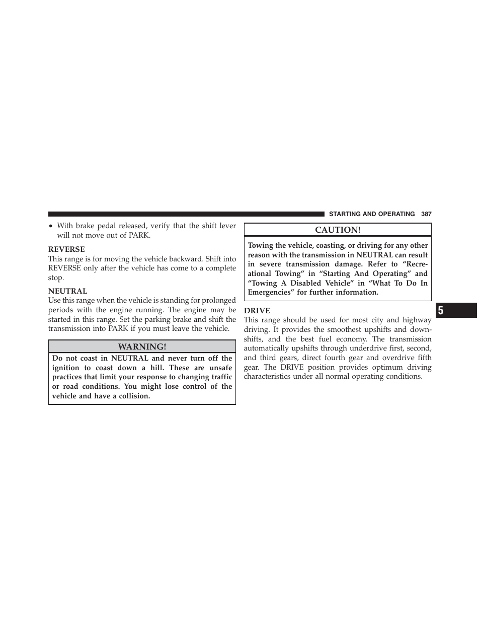 Jeep 2012 Wrangler Unlimited - Owner Manual User Manual | Page 389 / 613