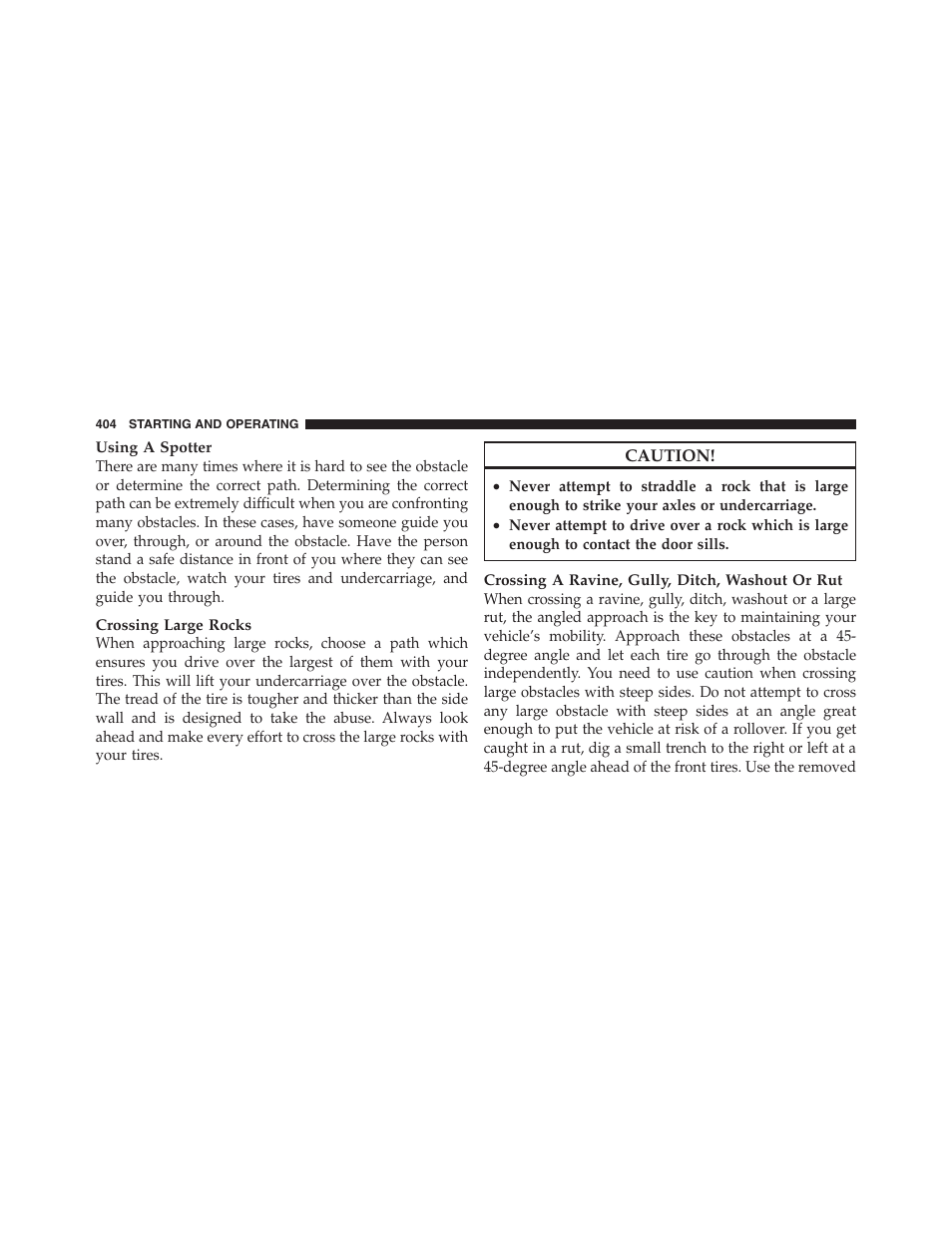 Jeep 2012 Wrangler Unlimited - Owner Manual User Manual | Page 406 / 613