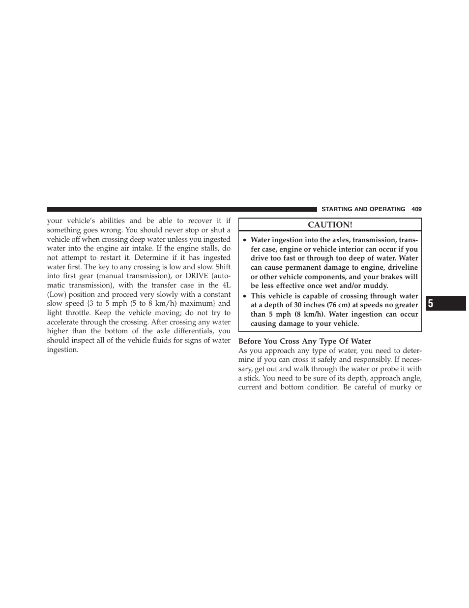 Jeep 2012 Wrangler Unlimited - Owner Manual User Manual | Page 411 / 613