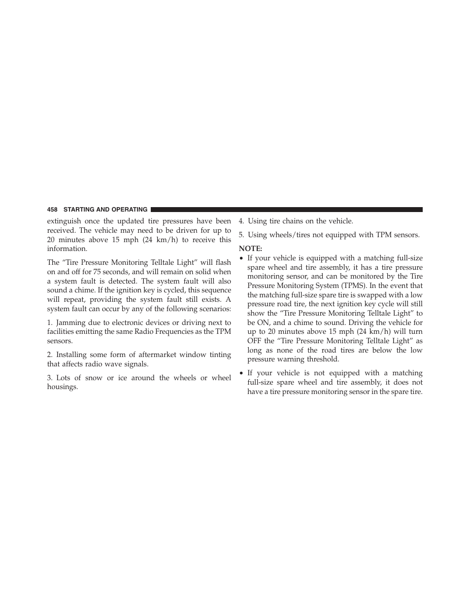 Jeep 2012 Wrangler Unlimited - Owner Manual User Manual | Page 460 / 613