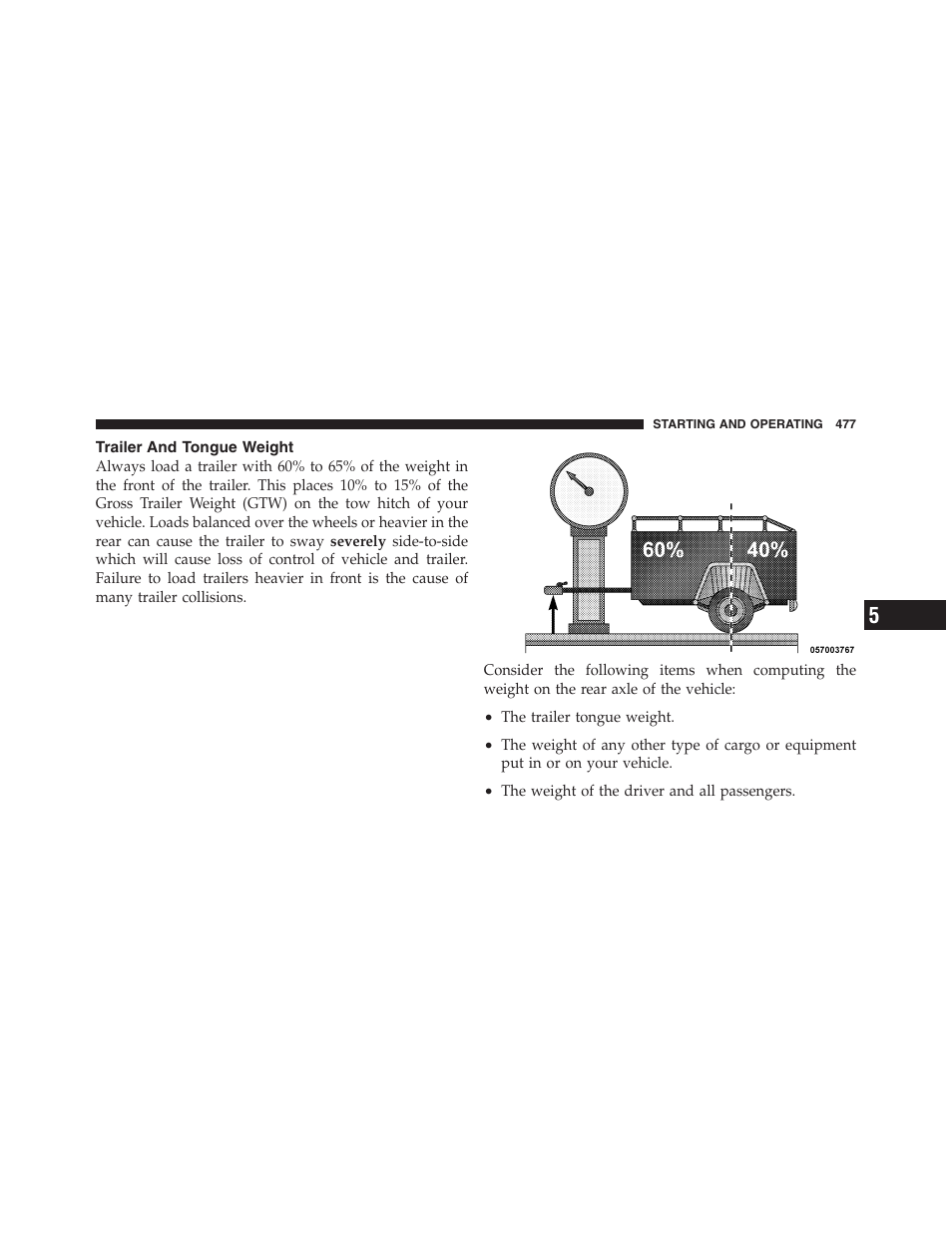 Trailer and tongue weight | Jeep 2012 Wrangler Unlimited - Owner Manual User Manual | Page 479 / 613