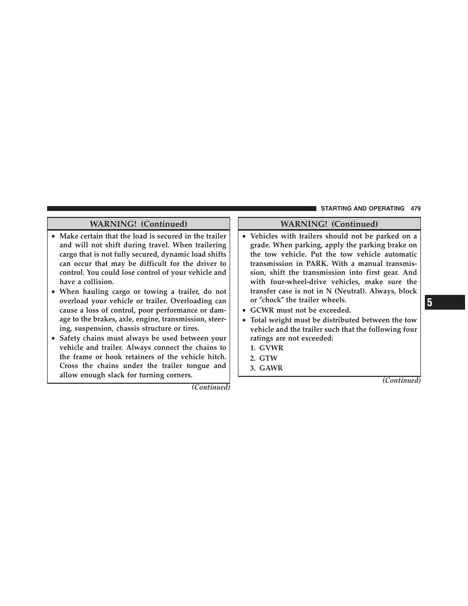 Jeep 2012 Wrangler Unlimited - Owner Manual User Manual | Page 481 / 613