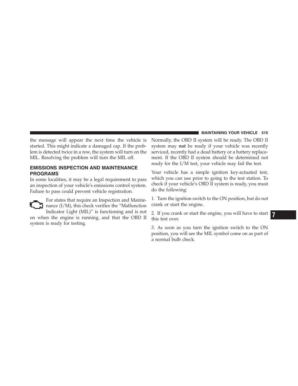 Emissions inspection and maintenance programs, Emissions inspection and maintenance, Programs | Jeep 2012 Wrangler Unlimited - Owner Manual User Manual | Page 517 / 613