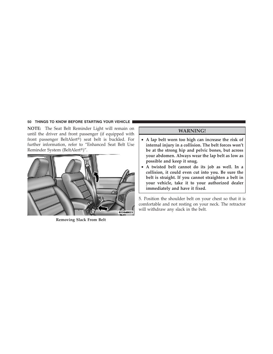 Jeep 2012 Wrangler Unlimited - Owner Manual User Manual | Page 52 / 613