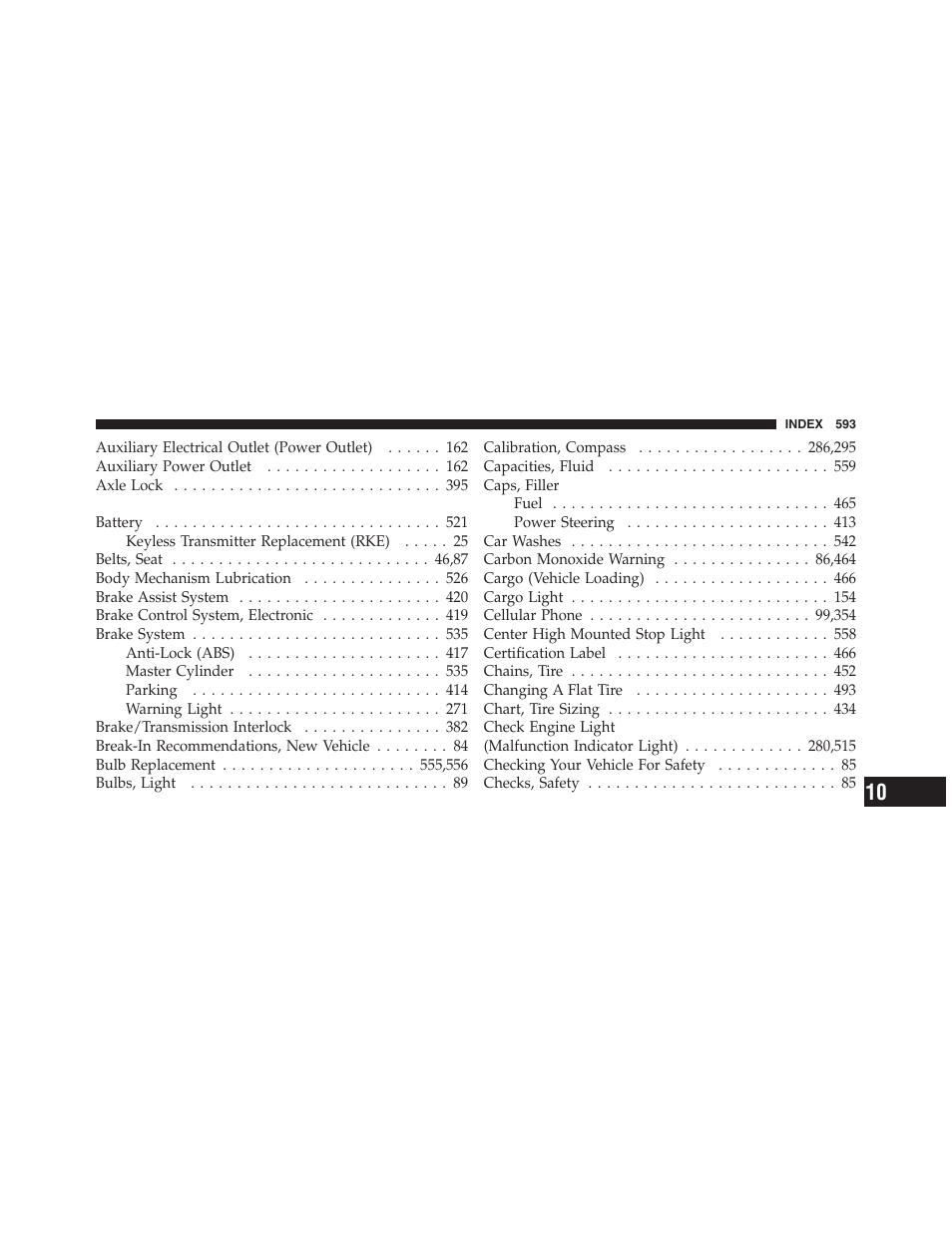 Jeep 2012 Wrangler Unlimited - Owner Manual User Manual | Page 595 / 613