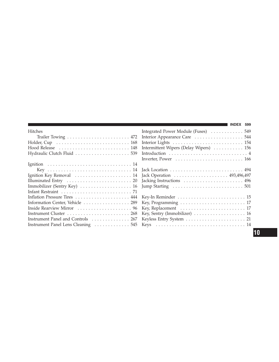 Jeep 2012 Wrangler Unlimited - Owner Manual User Manual | Page 601 / 613