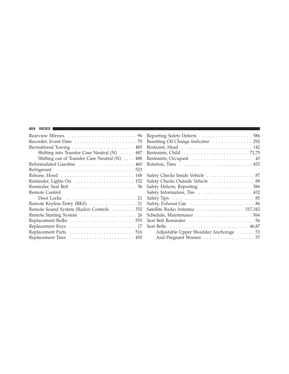 Jeep 2012 Wrangler Unlimited - Owner Manual User Manual | Page 606 / 613
