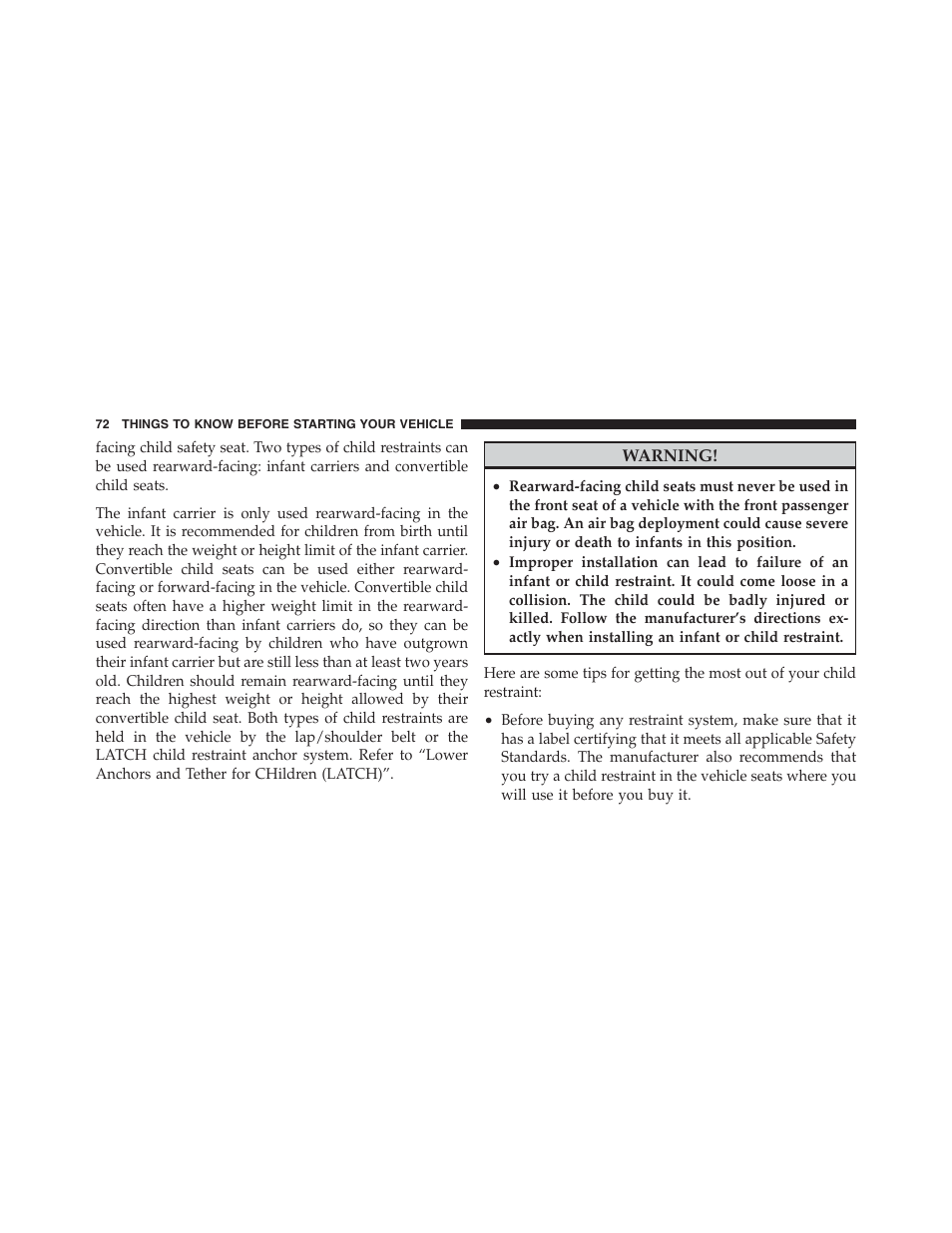 Jeep 2012 Wrangler Unlimited - Owner Manual User Manual | Page 74 / 613