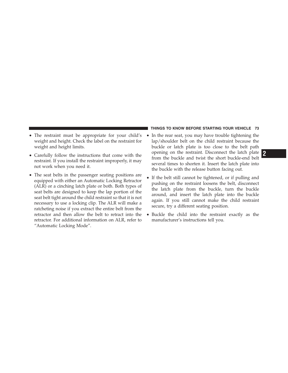 Jeep 2012 Wrangler Unlimited - Owner Manual User Manual | Page 75 / 613