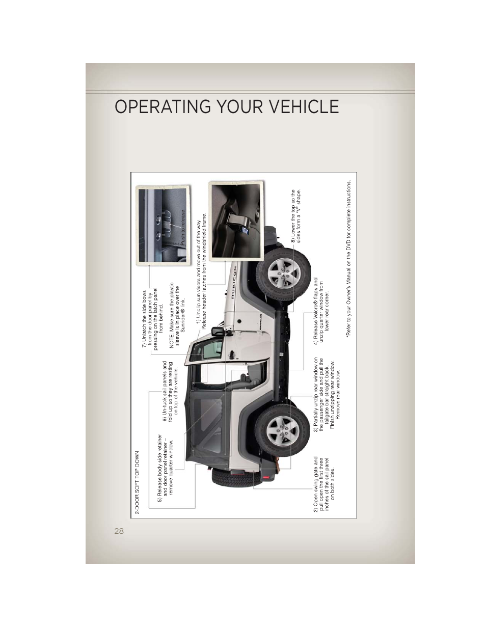 Operating your vehicle | Jeep 2012 Wrangler Unlimited - User Guide User Manual | Page 30 / 124