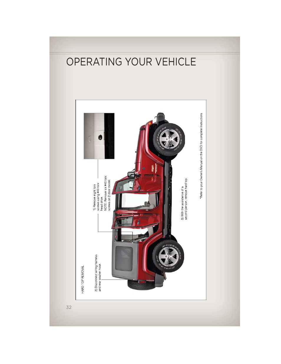Operating your vehicle | Jeep 2012 Wrangler Unlimited - User Guide User Manual | Page 34 / 124