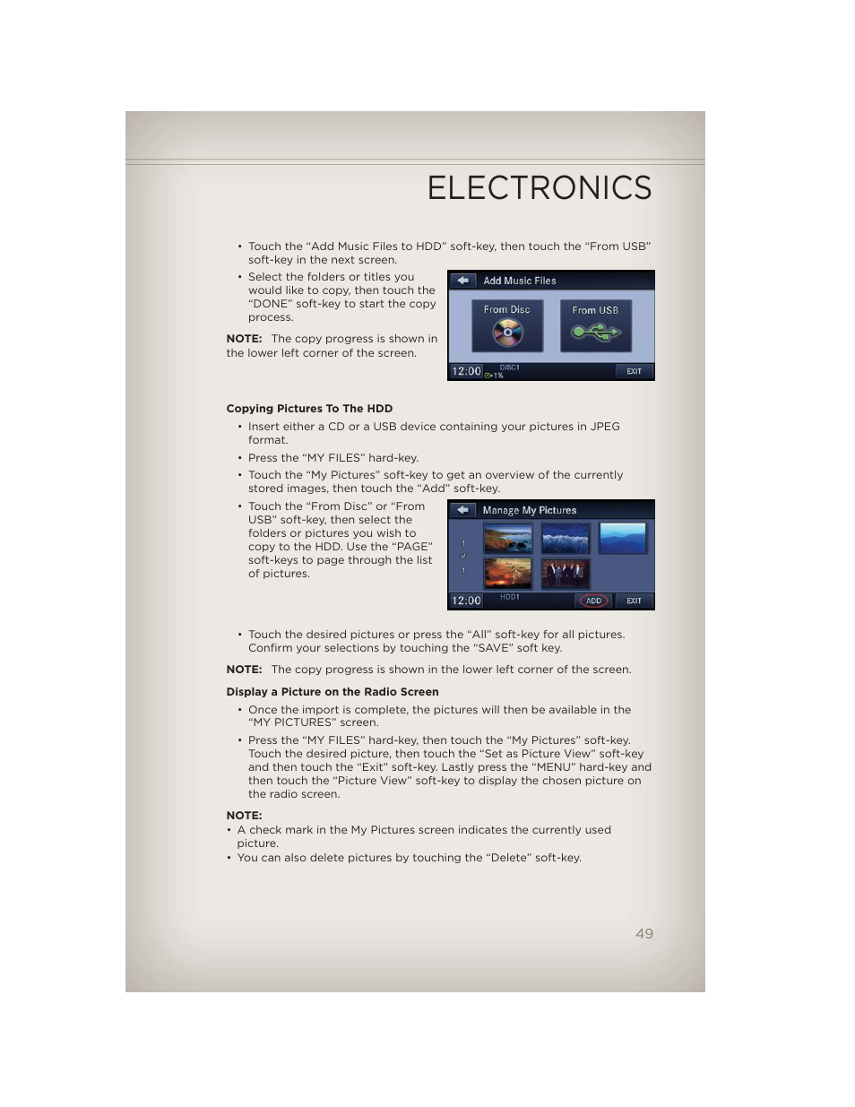 Electronics | Jeep 2012 Wrangler Unlimited - User Guide User Manual | Page 51 / 124
