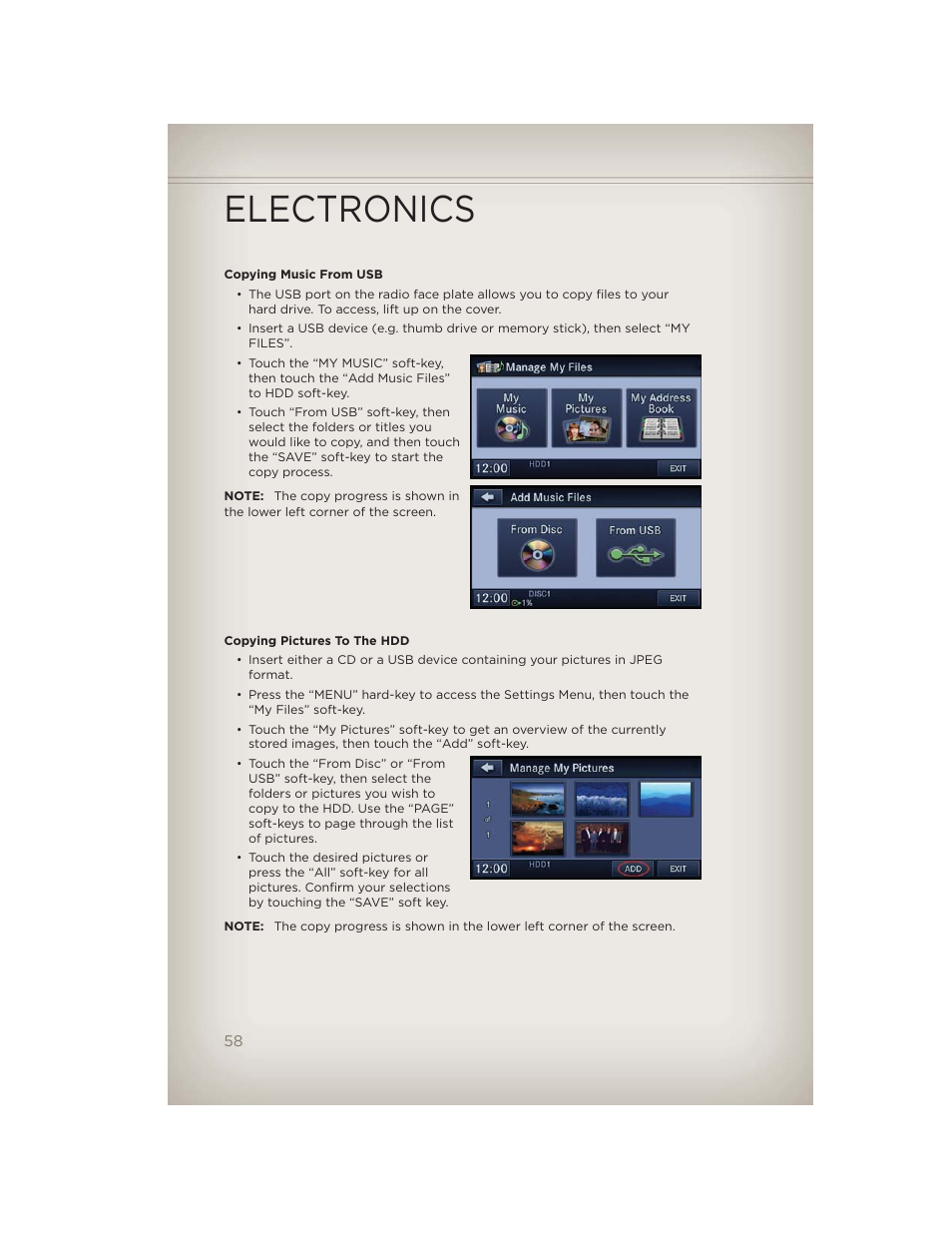 Electronics | Jeep 2012 Wrangler Unlimited - User Guide User Manual | Page 60 / 124