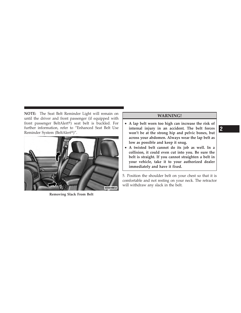 Jeep 2012 Wrangler - Postal Supplement User Manual | Page 15 / 50