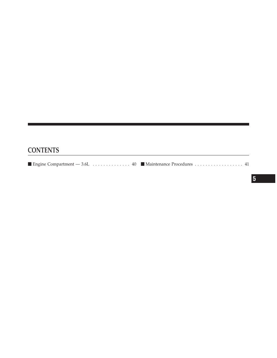 Maintaining your vehicle | Jeep 2012 Wrangler - Postal Supplement User Manual | Page 41 / 50