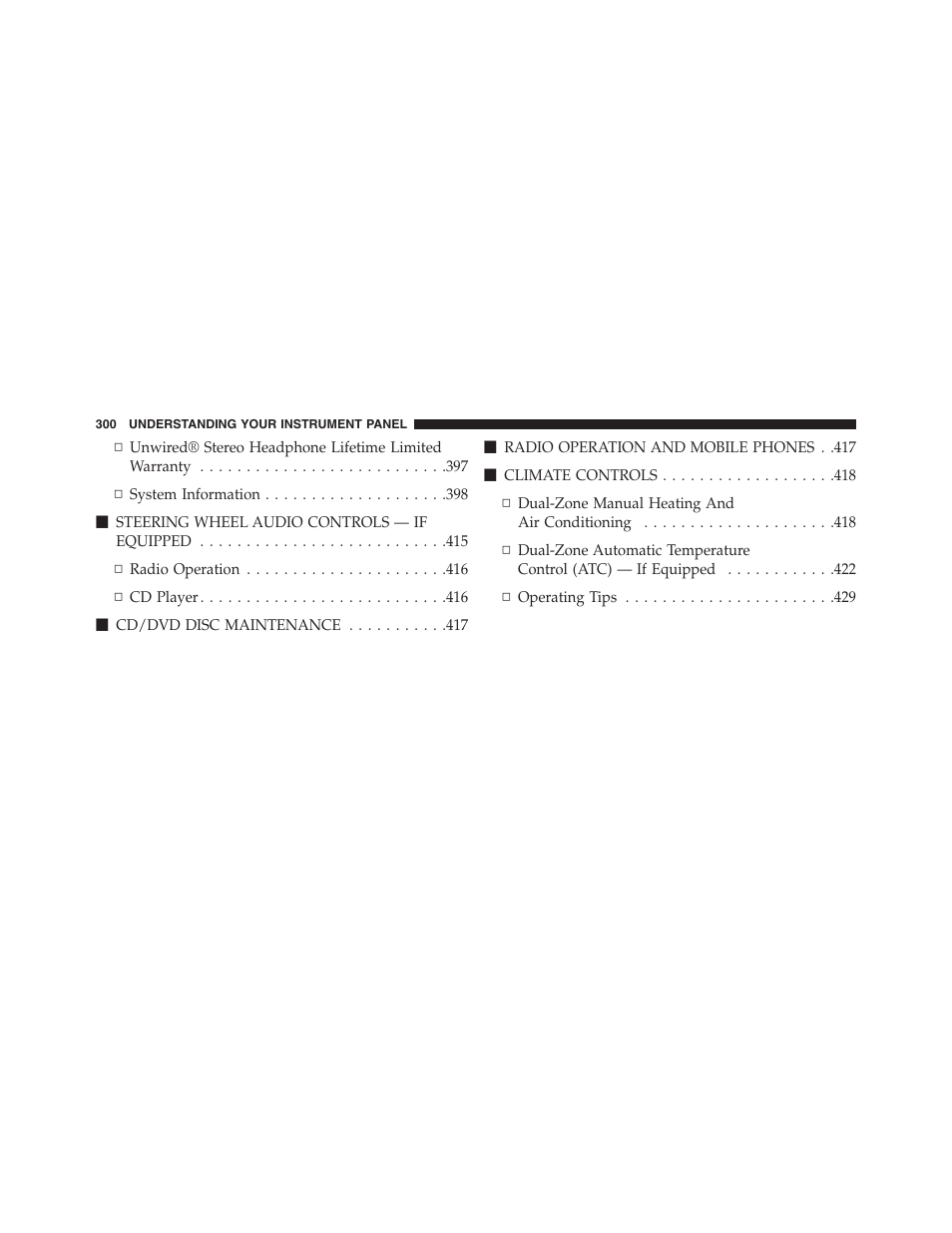 Jeep 2013 Grand Cherokee - Owner Manual User Manual | Page 302 / 704