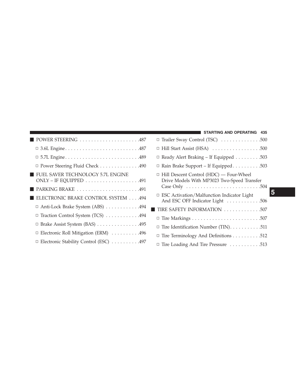 Jeep 2013 Grand Cherokee - Owner Manual User Manual | Page 437 / 704