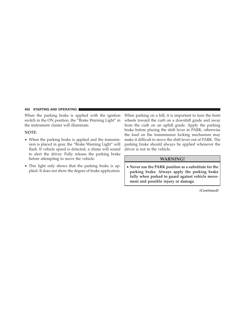 Jeep 2013 Grand Cherokee - Owner Manual User Manual | Page 494 / 704