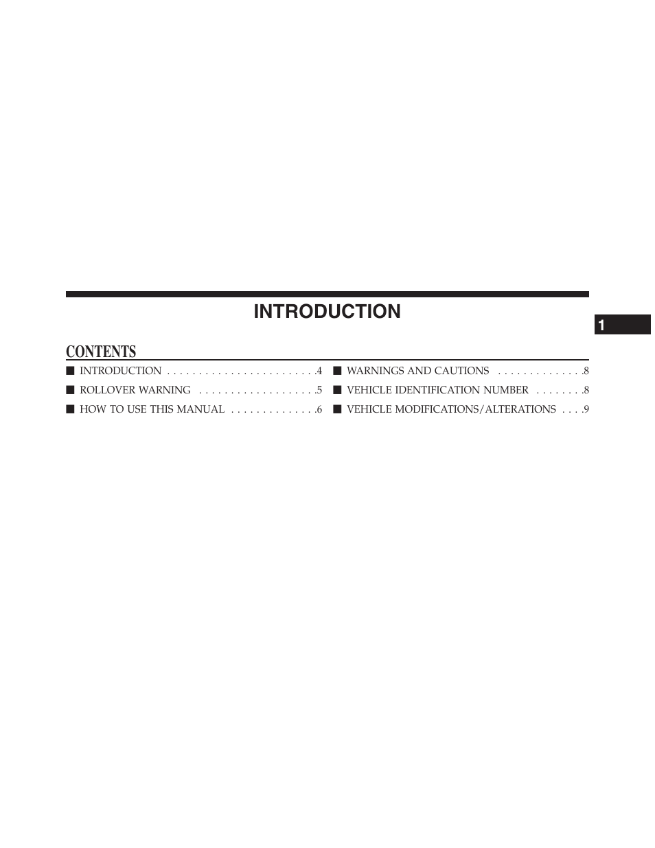 Jeep 2013 Grand Cherokee - Owner Manual User Manual | Page 5 / 704