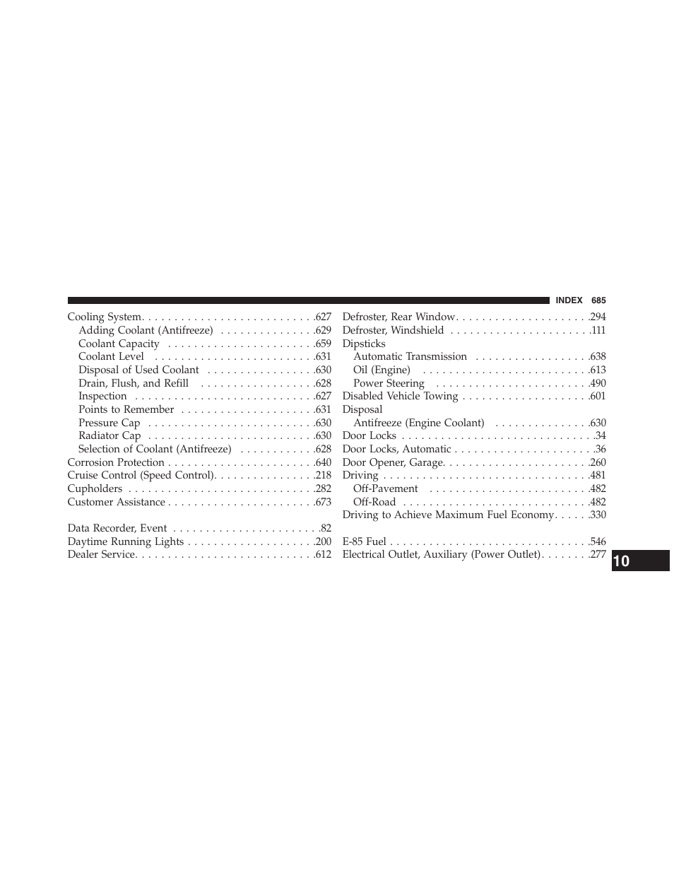 Jeep 2013 Grand Cherokee - Owner Manual User Manual | Page 687 / 704